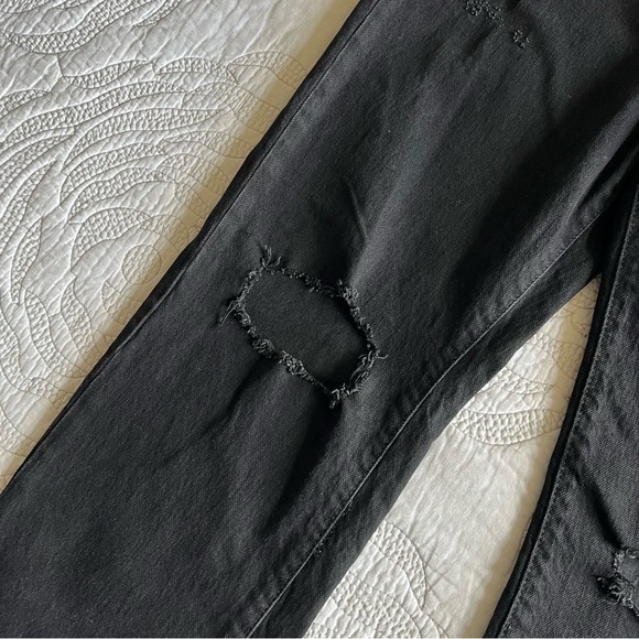 Free People x We The Free Bren Boyfriend Jean - Black Magic - Picture 6 of 16